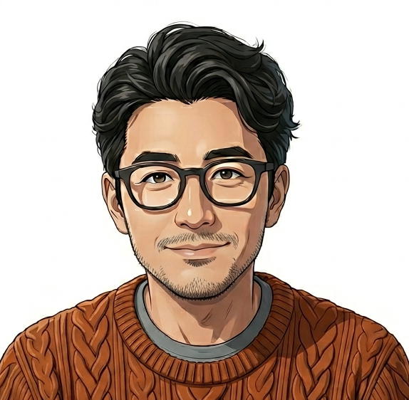 管理人 Oz（オズ）の似顔絵